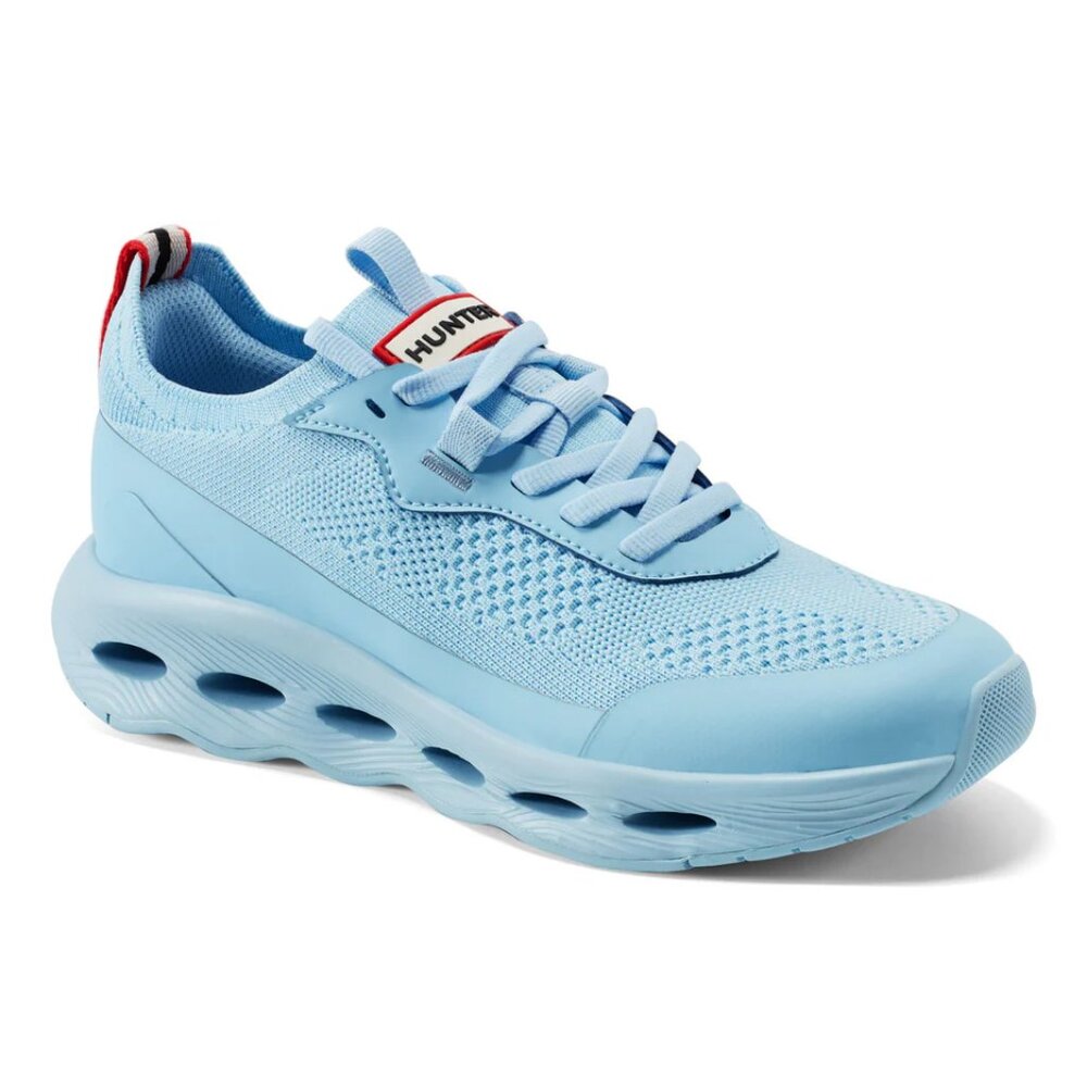 Hunter Women's Ginger Casual Lace-up Sneakers in Light Blue - Picture 2 of 7